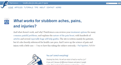 Desktop Screenshot of painscience.com